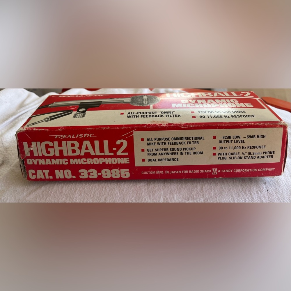 Realistic Highball 2 Dynamic Microphone - Picture 5 of 9